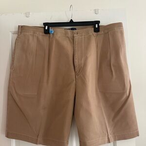 Ralph Lauren Tan Pleated Men's Shorts